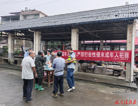 零陵大庆坪乡：赶集日历话平安 “三防一禁”入人心