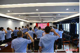 新邵县公安局召开政治工作例会暨2026年上半年教导员述职会议