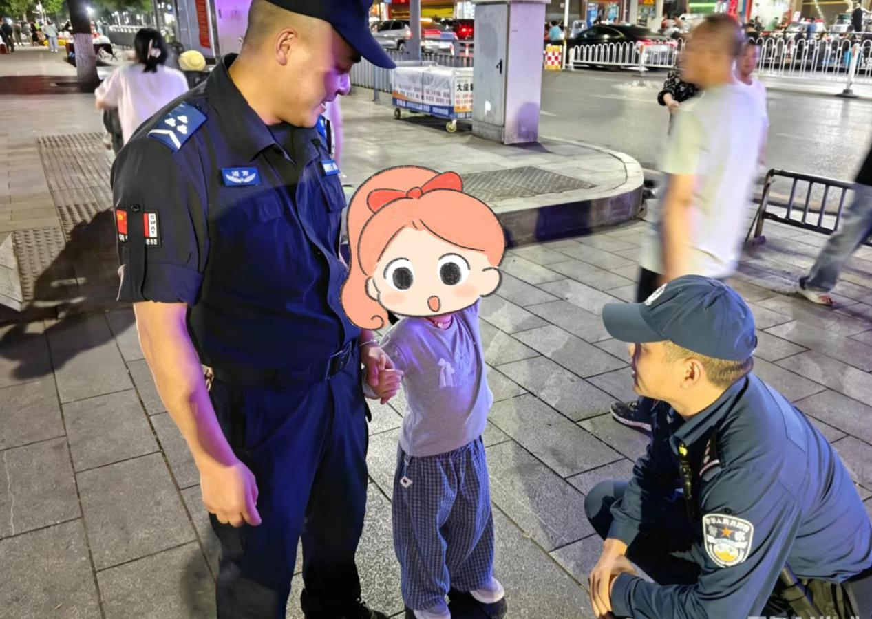 暖心警事！花垣公安快速救助走失女童助其平安回家