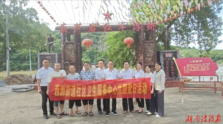 道县西洲街道社区卫生服务中心开展“赓续红色血脉 筑牢医者初心”主题党日活动