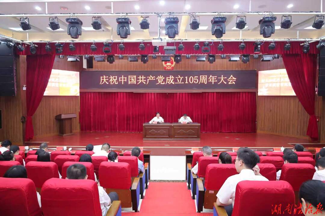 珠晖区人民法院开展庆“七一”主题党日活动