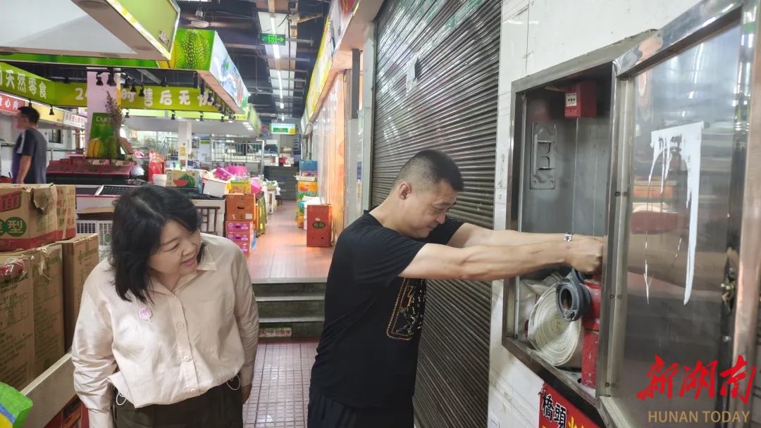 株洲市芦淞区检察院深入联点街道开展安全生产检查