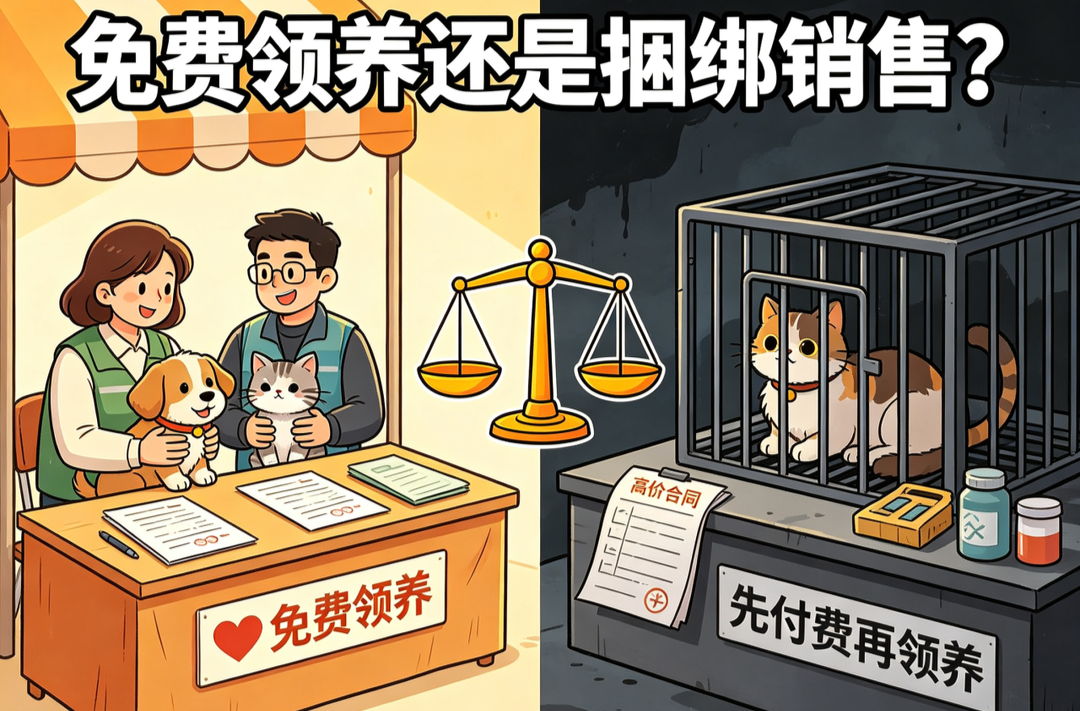 “免费领养”还是“捆绑销售”?——宠物领养合同背后的法律真相