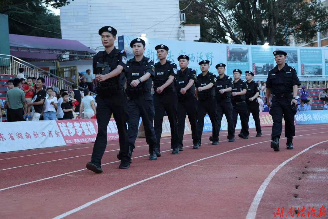 新田公安圆满完成永超总决赛安保任务