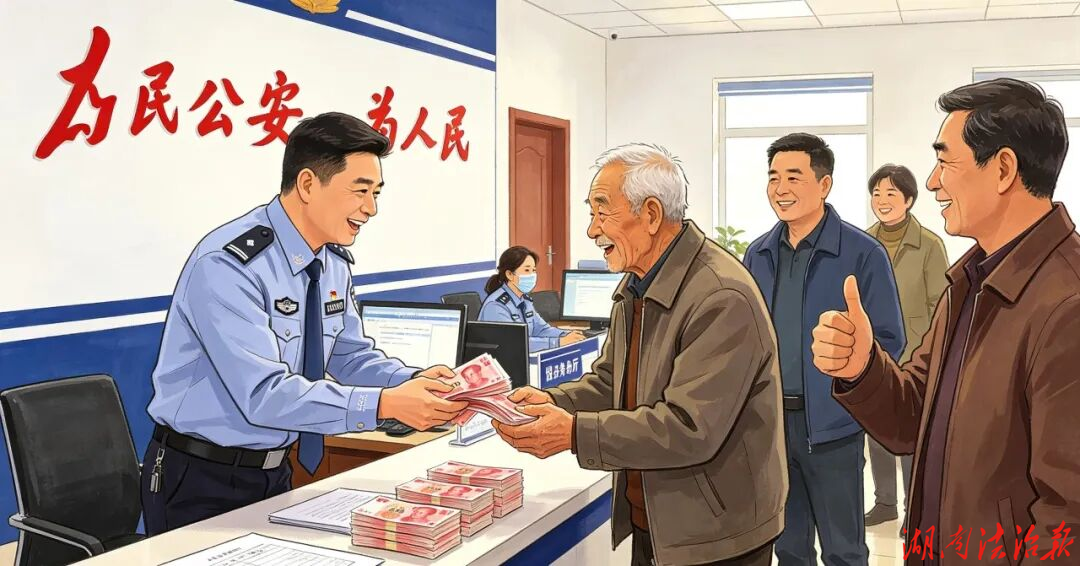 遗失两万现金急坏市民 邵东公安全力搜寻完璧归赵