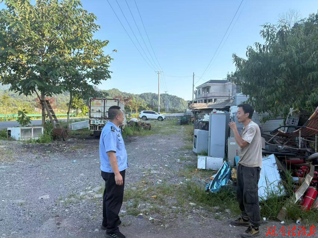 【强治理 护民安】龙山县公安局苗儿滩派出所强化源头排查整治 筑牢道路安全防线