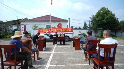 “示范诉讼+批量调解”  9起涉农纠纷3日结