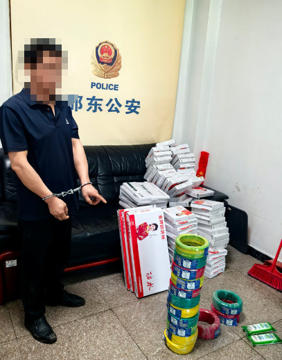 精准串案速擒窃贼！邵东公安成功破获系列装修材料盗窃案