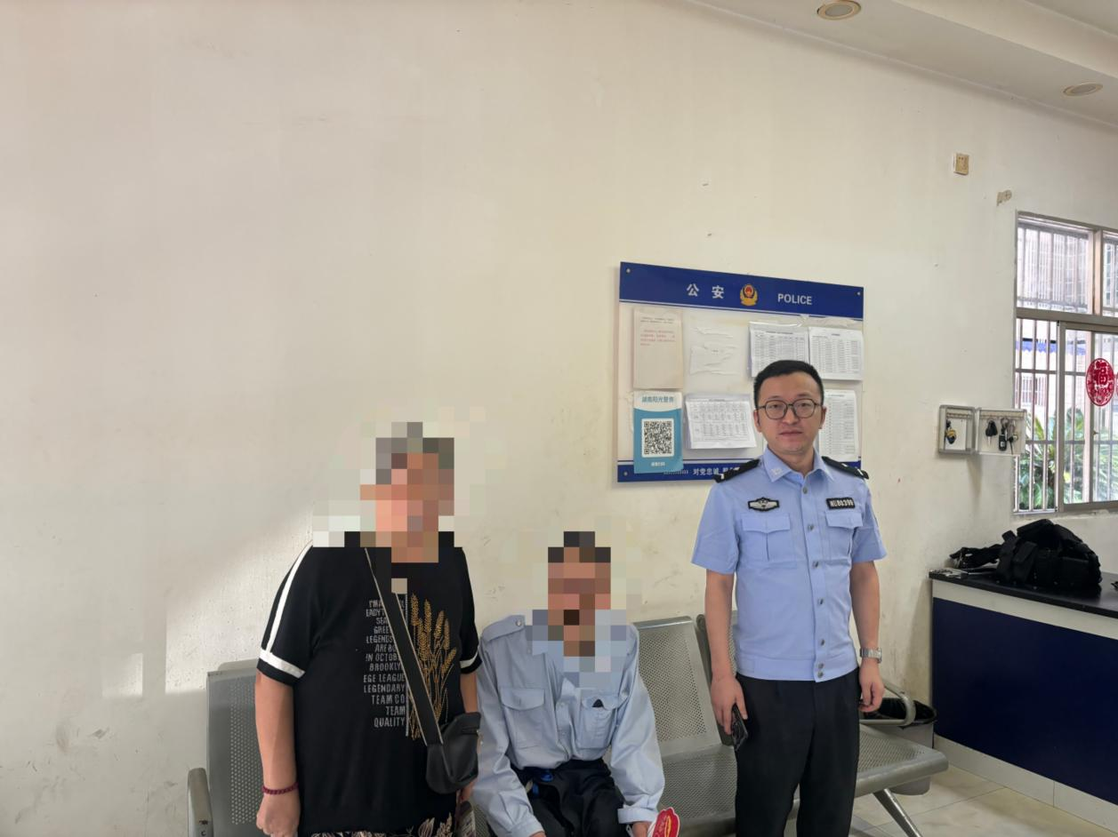 七旬老人迷路走失 民警半小时紧急寻回
