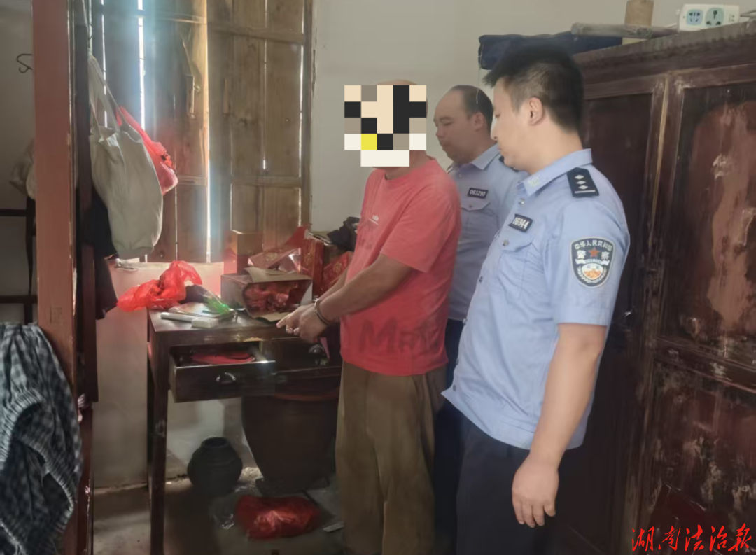 家中现金不翼而飞！邵阳县公安循线追踪抓获盗窃嫌疑人