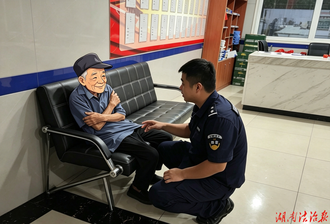【强治理 护民安 促发展】暖心救助迷路老人 花垣公安温情守护平安归途