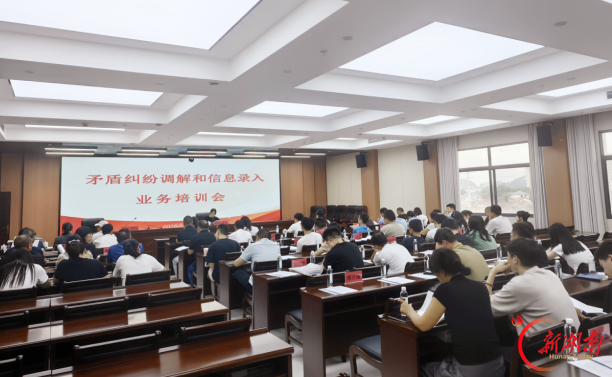 以训赋能强本领 多元解纷筑平安——醴陵市开展矛盾纠纷调解和信息录入业务专题培训