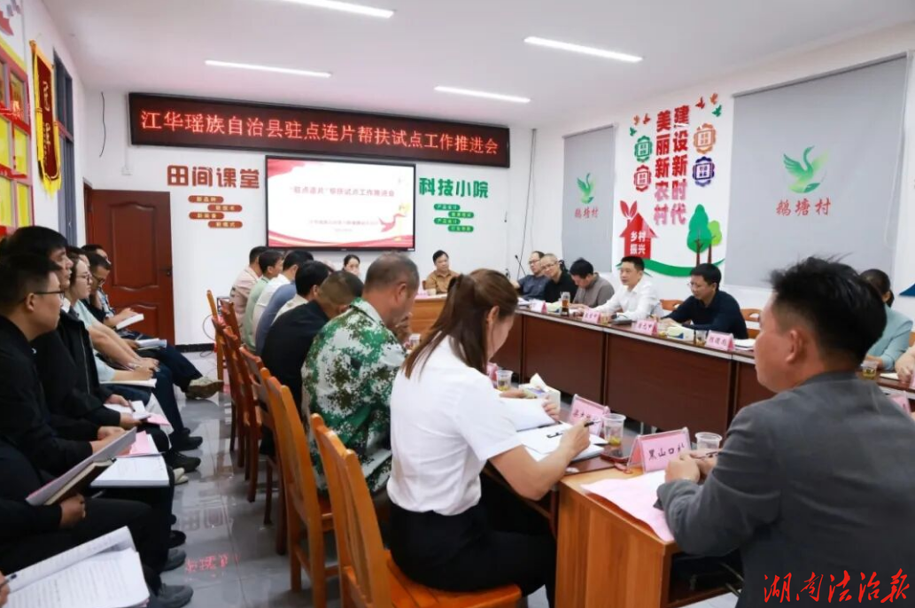 江华“驻点连片”帮扶试点工作推进会召开