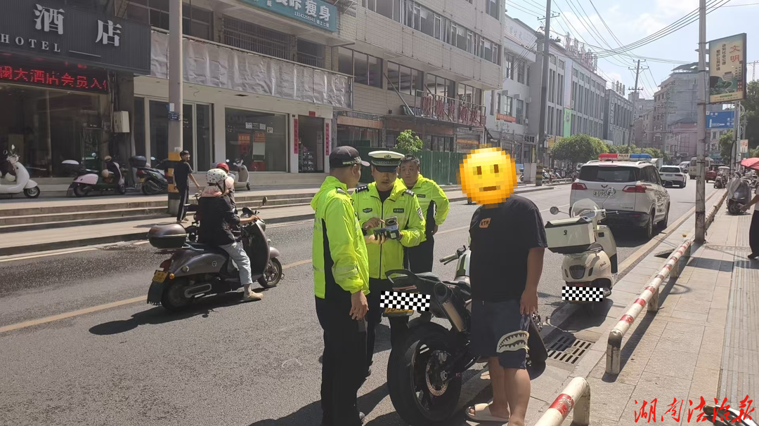 新法亮剑！永顺公安依法开出“炸街”扰民罚单