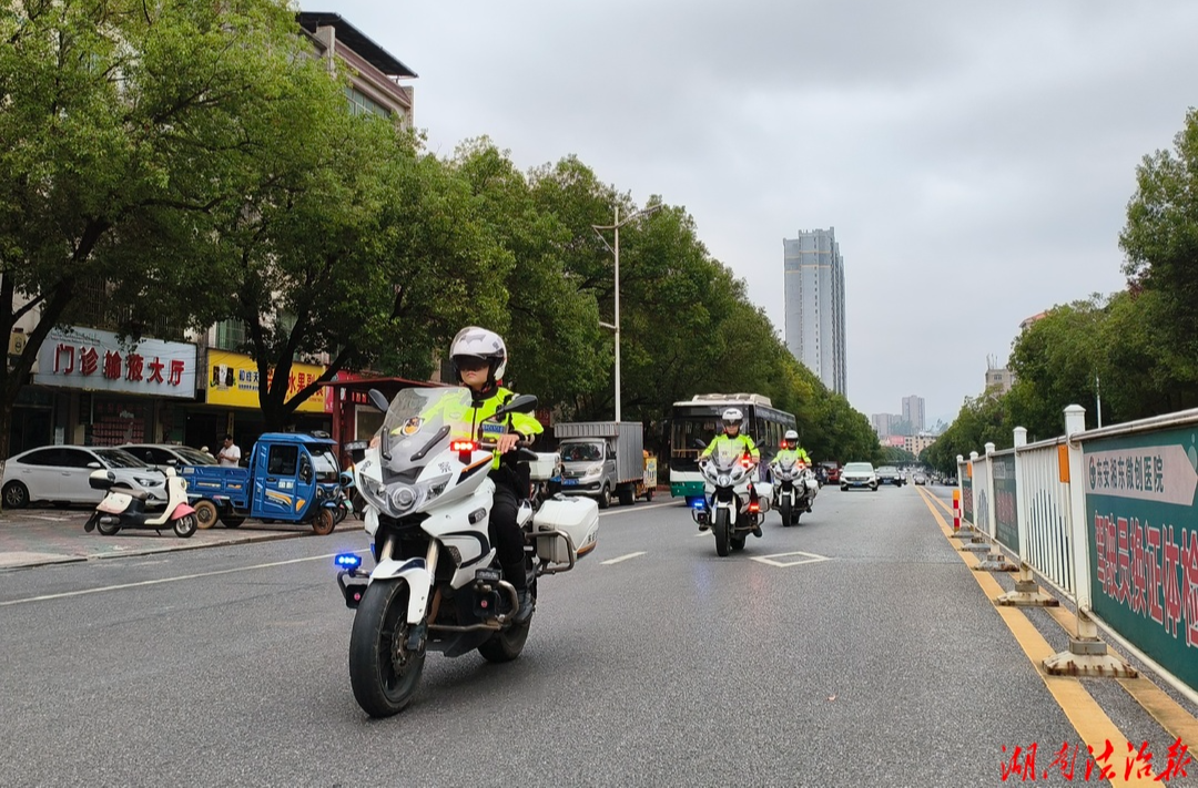 东安交警全警下沉一线 扎实筑牢中秋假期道路安全防线