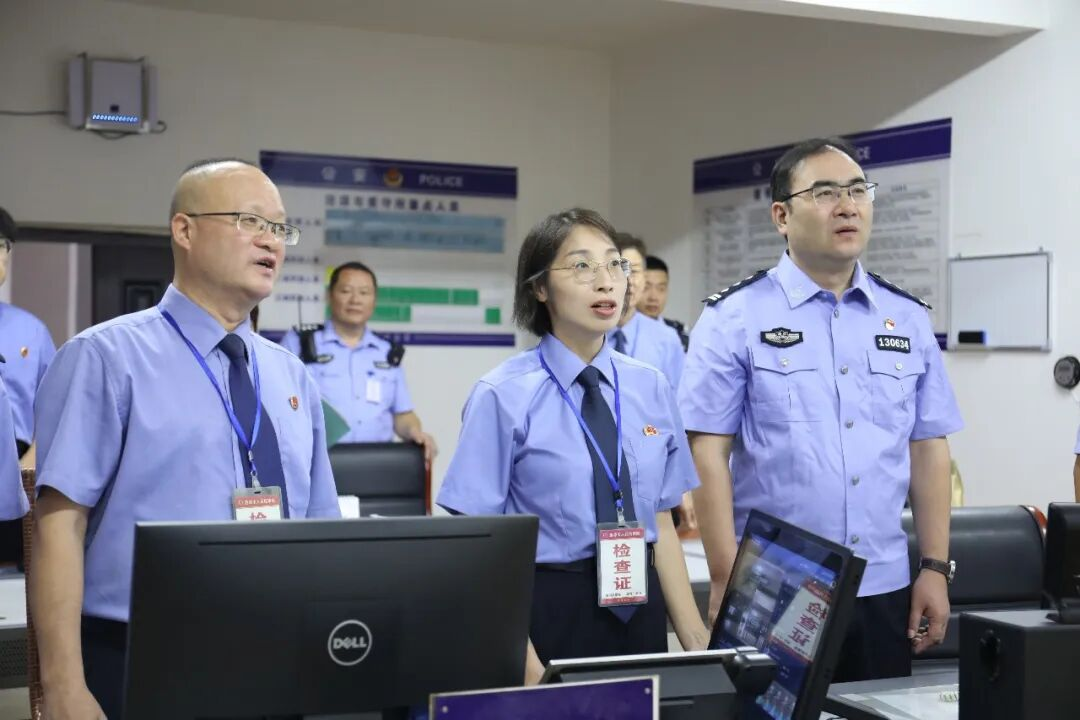 涟源市检察院对市看守所开展安全防范大检查