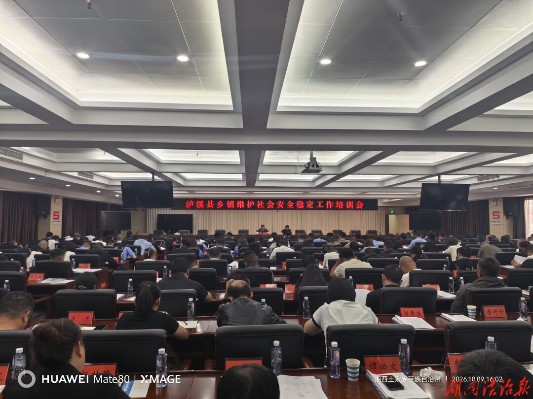 泸溪法院受邀为全县乡镇维护社会安全稳定工作培训班授课