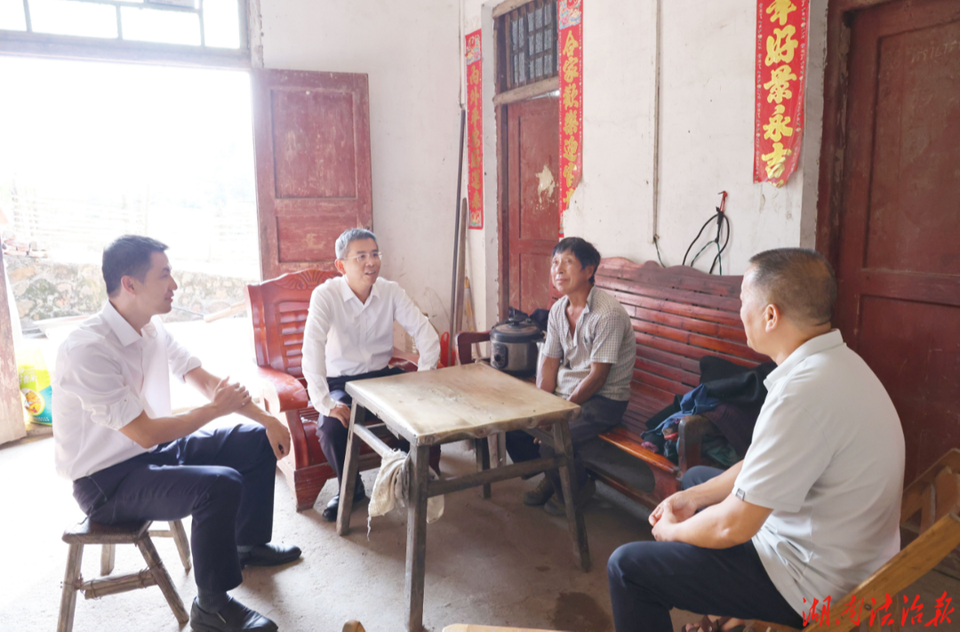 永州经开区：汤小兵到宁远县杨柳田村调研乡村振兴驻村帮扶工作