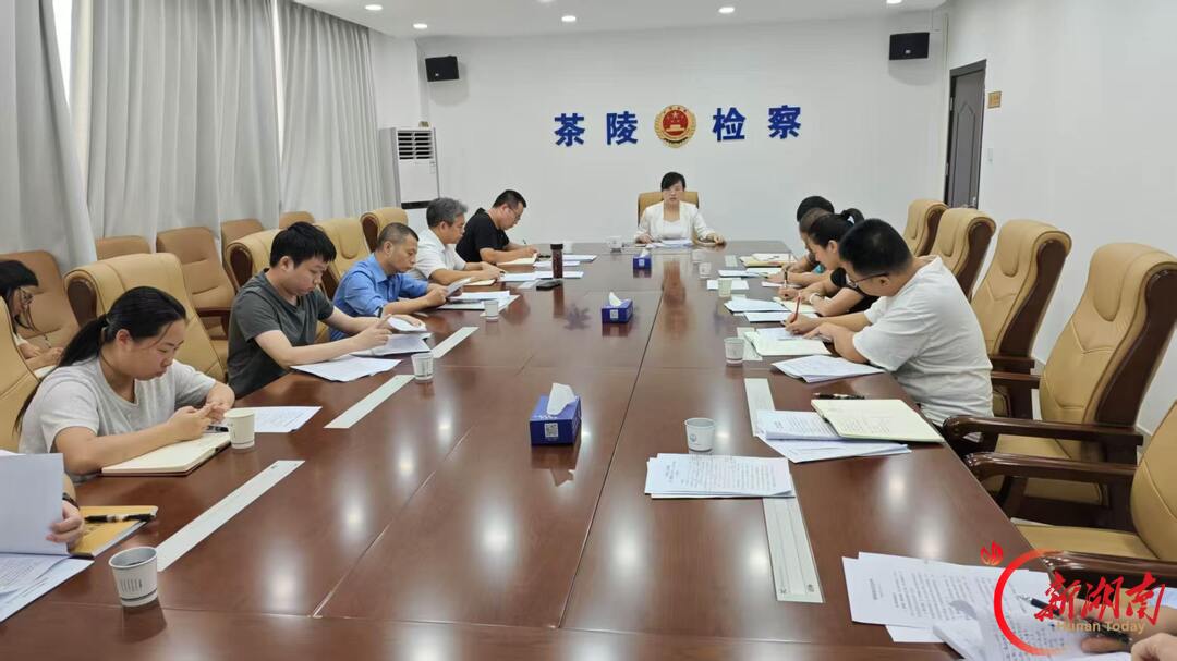 茶陵县检察院召开刑事检察案件质量剖析会暨刑事检察工作调度会