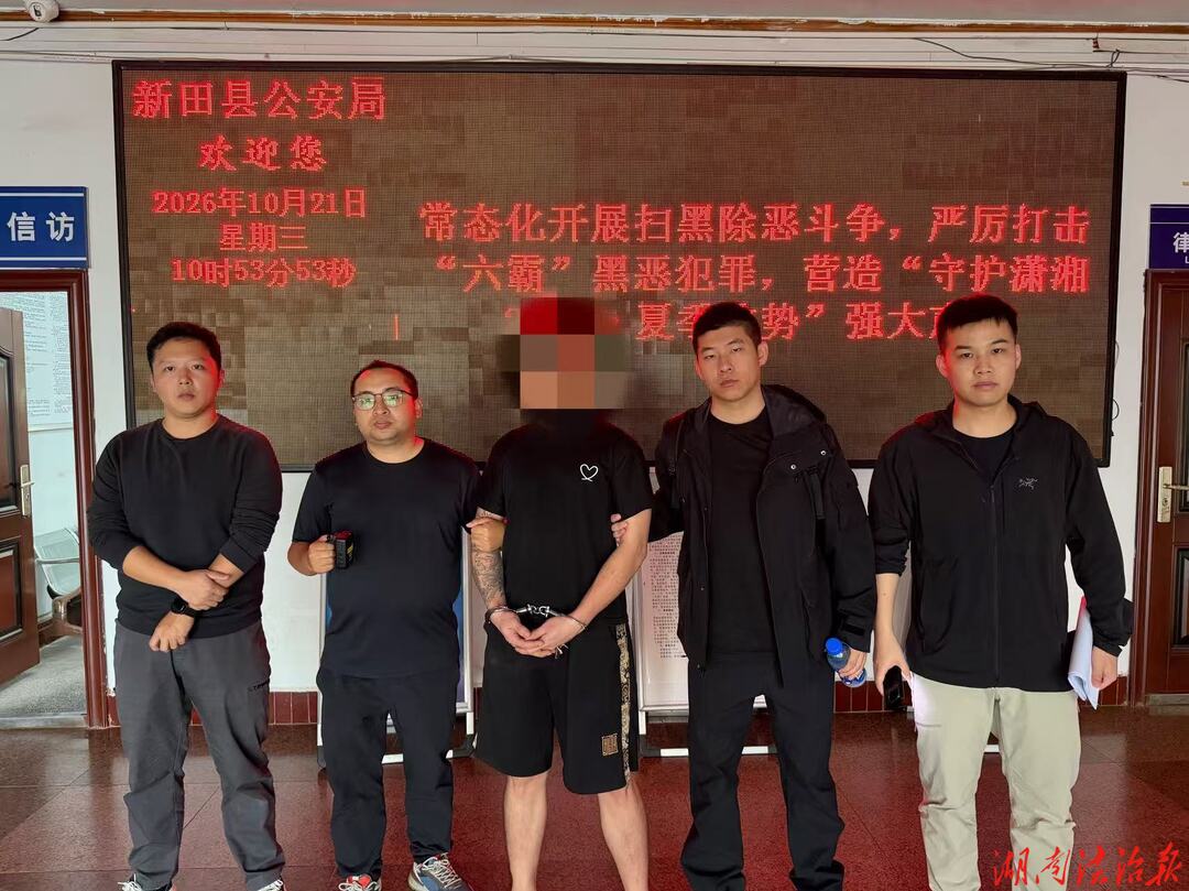 跨省协作精准出击！新田公安成功抓获一名盗窃嫌犯